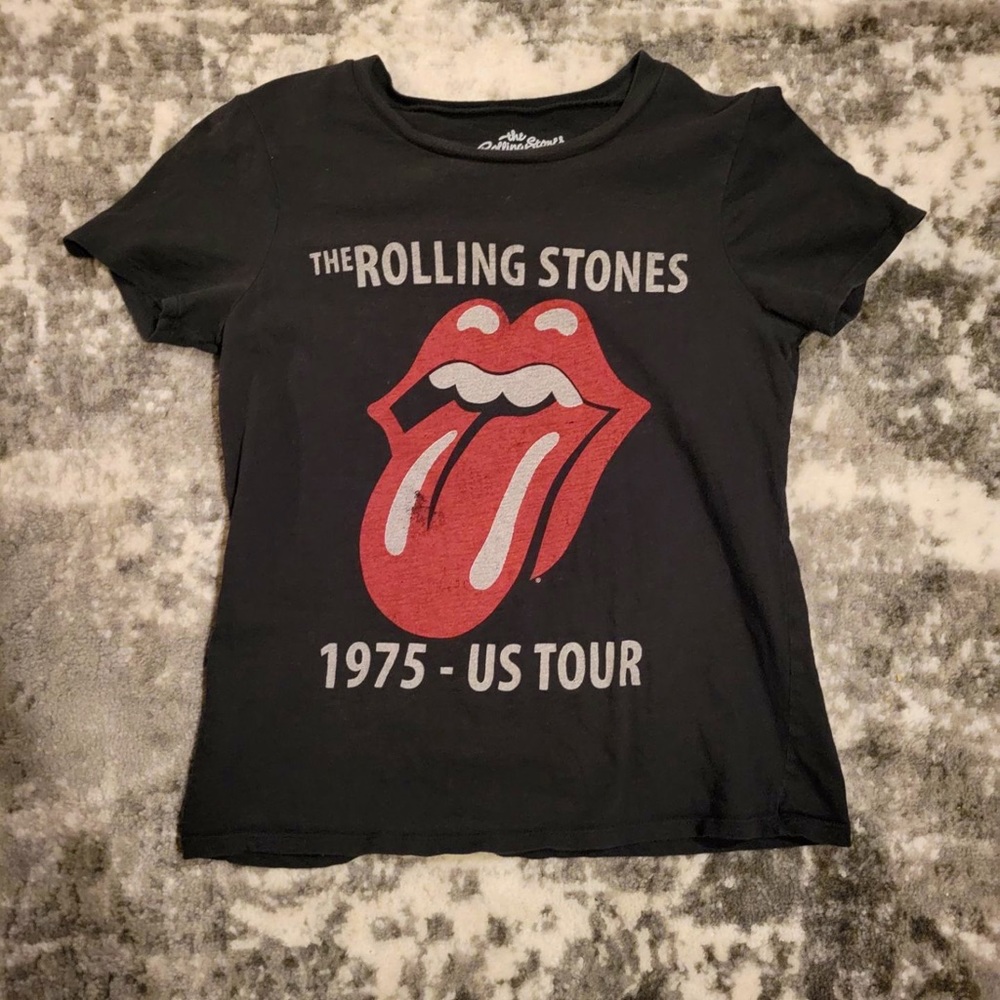 1975 US- Tour, Rolling Stone Fan T-Shirt: Black